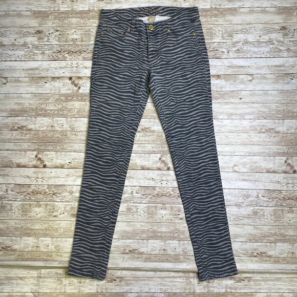 Michael Kors Zebra Print Skinny Pants - Picture 2 of 7